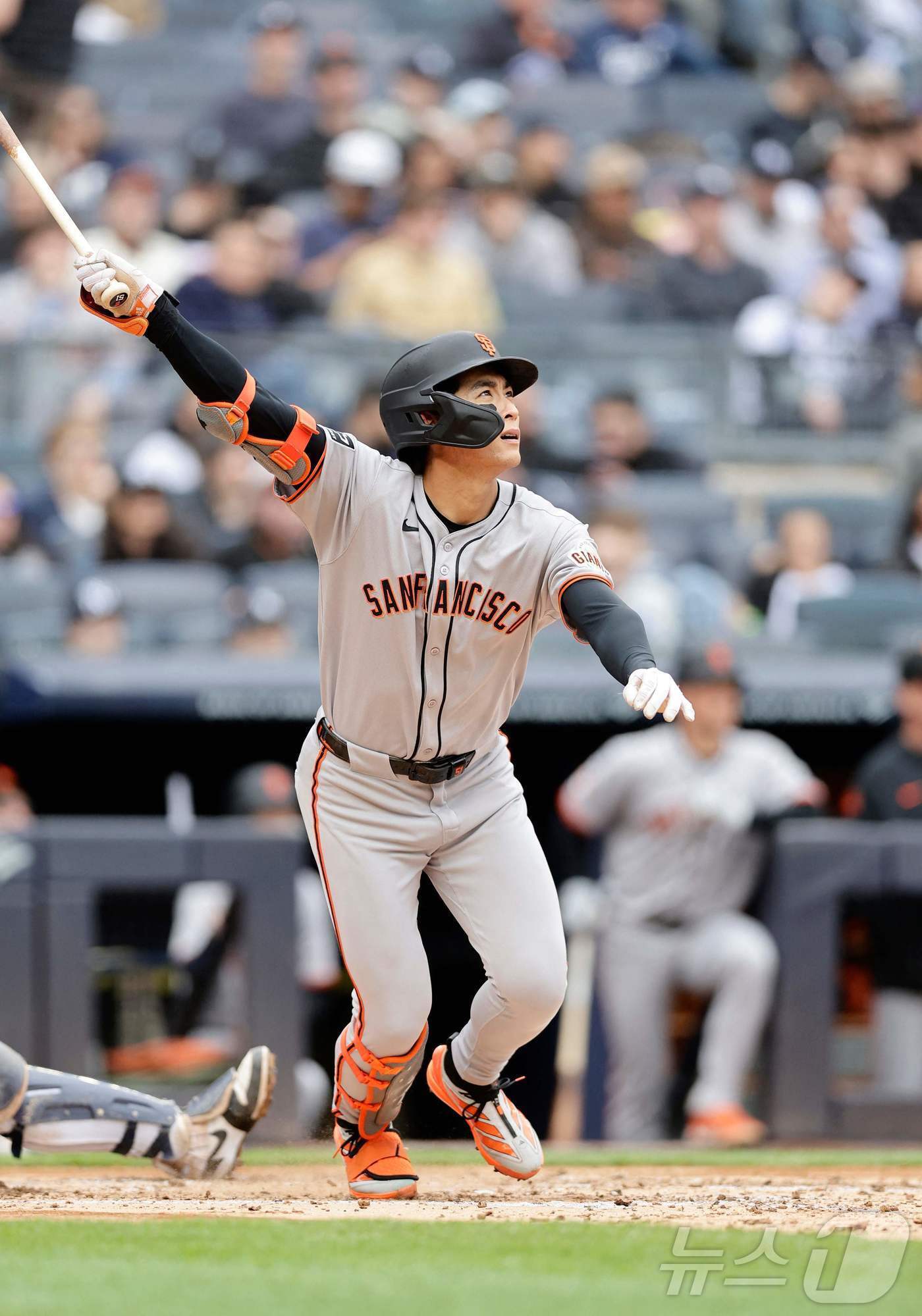 본문 이미지 - 샌프란시스코 자이언츠 이정후는 메이저리그 각종 타격 지표에서 상위권에 이름을 올렸다. ⓒ AFP=뉴스1