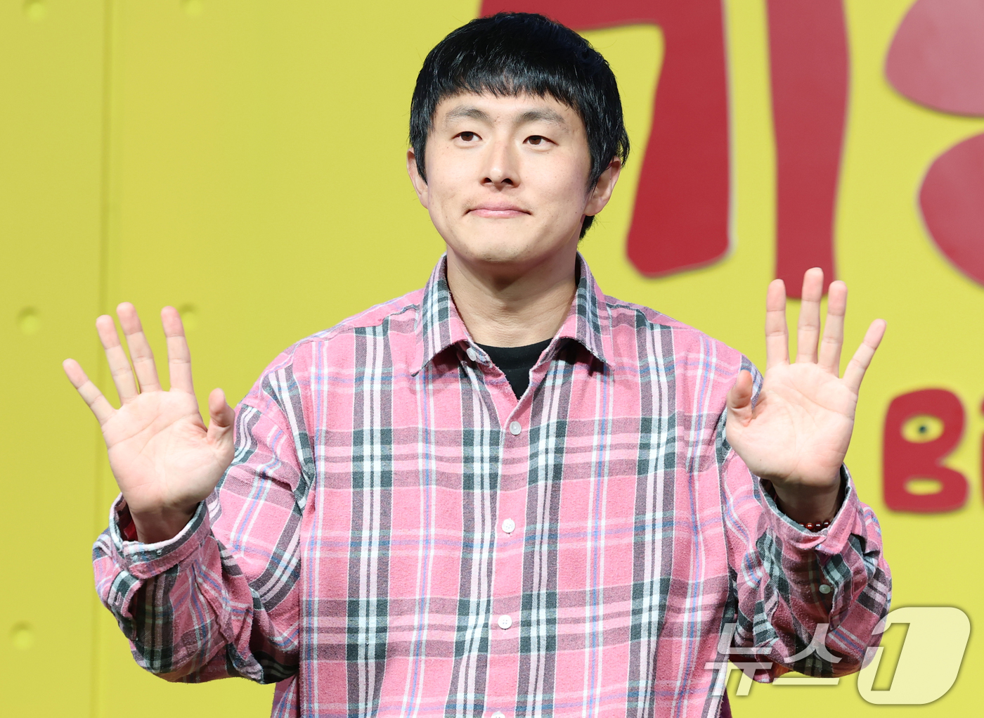 (서울=뉴스1) 권현진 기자 = 방송인 기안84가 15일 서울 종로구 JW메리어트 동대문 스퀘어 서울에서 열린 넷플릭스 새 예능 '대환장 기안장' 기자간담회에서 포즈를 취하고 있다 …