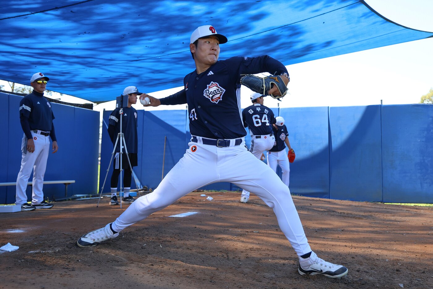 본문 이미지 - 두산 곽빈.(두산 베어스 제공)