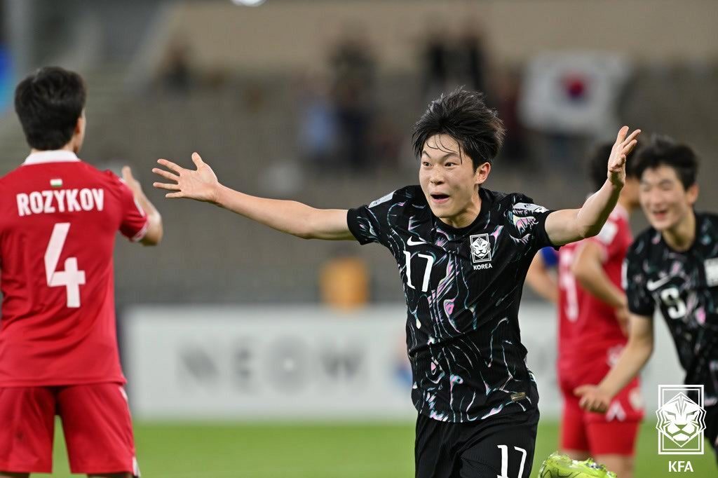 본문 이미지 - U17 축구대표팀 정현웅. (대한축구협회 제공)