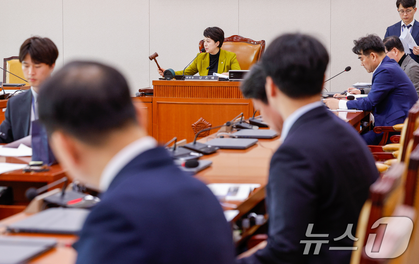 (서울=뉴스1) 안은나 기자 = 17일 서울 여의도 국회 12·29여객기참사 진상규명과 피해자 및 유가족의 피해구제를 위한 특별위원회에서 열린 제1차 진상규명 및 재발방지 소위원회 …