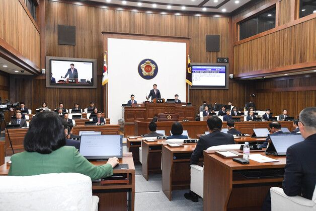 울산시의회, 256회 임시회 개회…조례안 등 22개 안건 심의