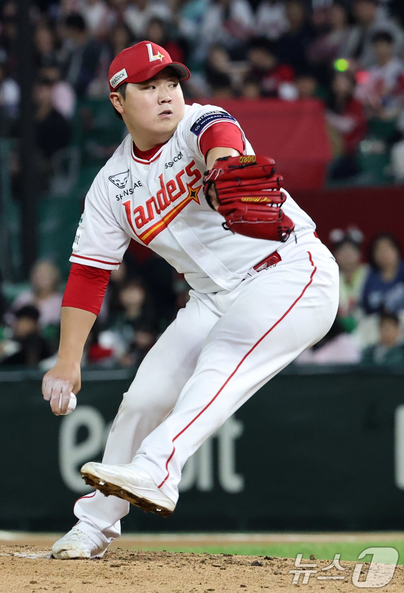 본문 이미지 - SSG 랜더스 투수 이로운. 2025.4.17/뉴스1 ⓒ News1 박세연 기자