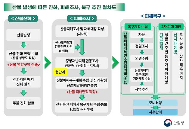 경북·경남·울산 산불피해 10만4000ha…비화·추가 고사로 면적 늘어