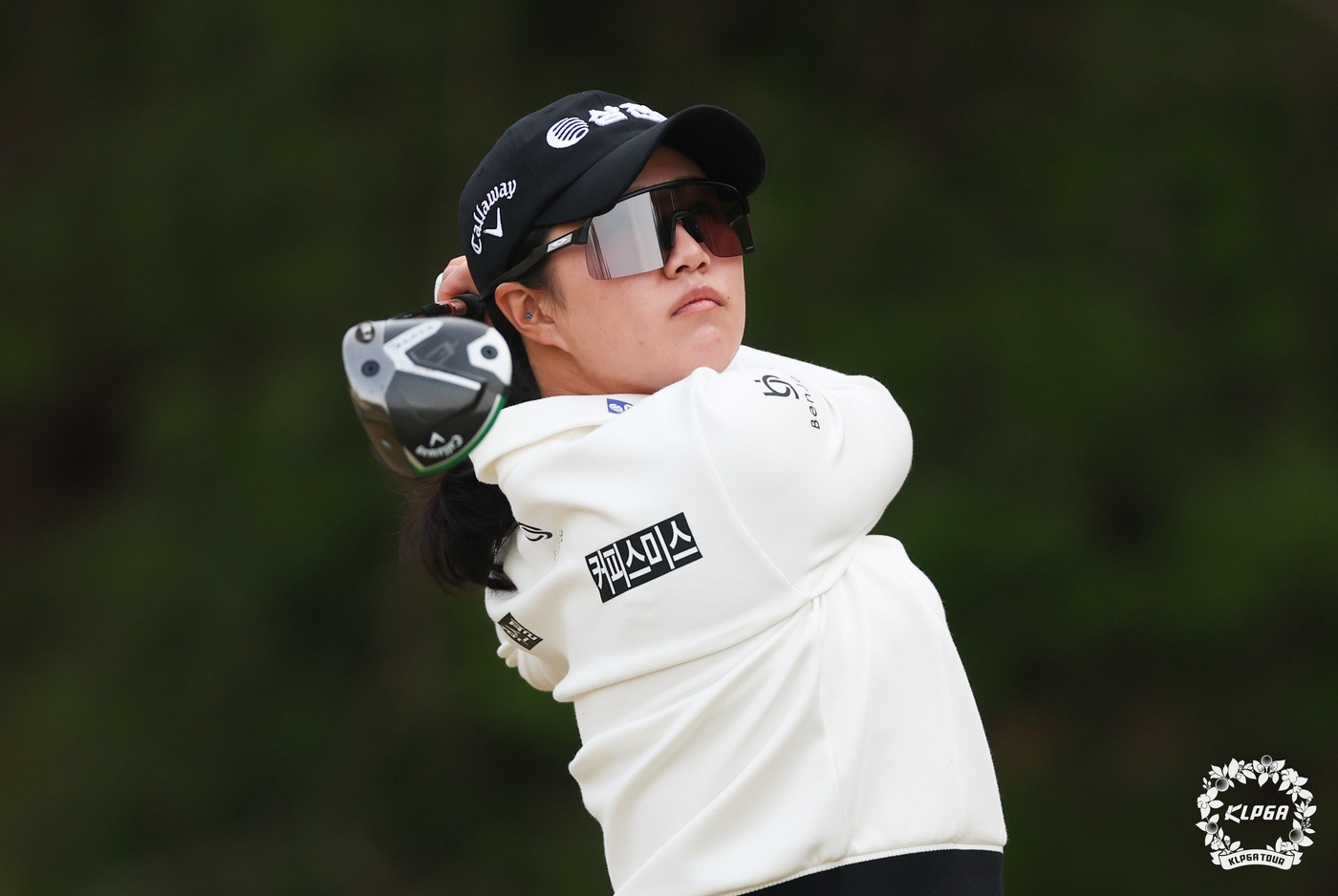 (서울=뉴스1) = 마다솜이 18일 경북 김해 가야CC에서 열린 '넥센 세인트나인 마스터즈' 1라운드 11번 홀에서 티샷 하고 있다. (KLPGA 제공. 재판매 및 DB 금지) 2 …