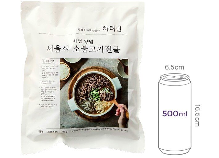 본문 이미지 - 컬리 가정 간편식 PB 상품 &#39;비법 양념 서울식 소불고기전골&#39;&#40;컬리 홈페이지 캡처&#41;.