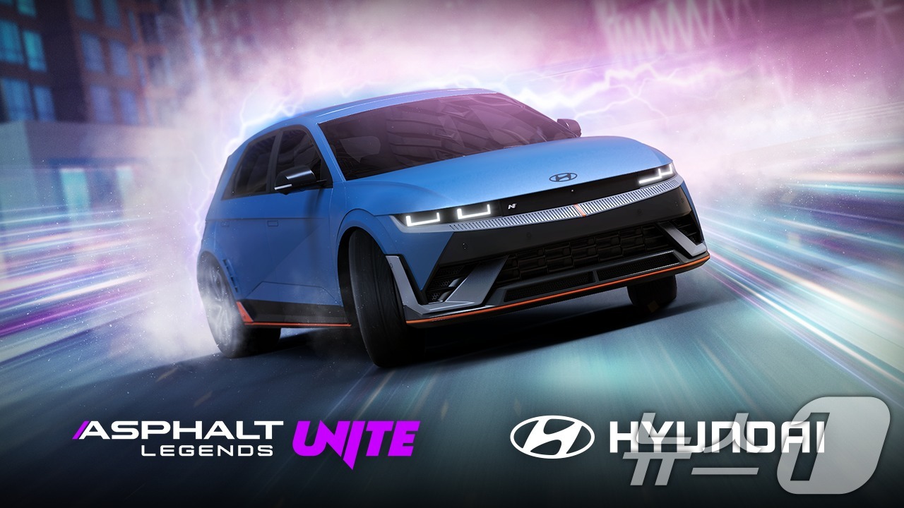 (서울=뉴스1) = 현대자동차가 2일부터 세계적인 레이싱 게임 '아스팔트 레전드 유나이트'에 아이오닉 5 N·N Vision 74를 선보인다고 밝혔다.사진은 '아스팔트 레전드 유나 …