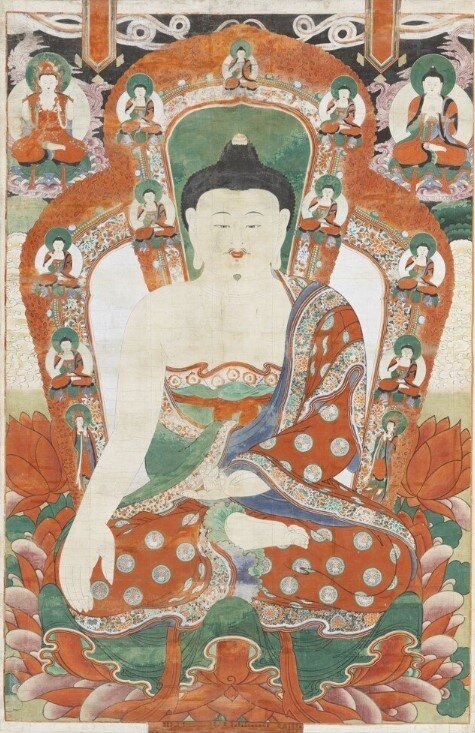 본문 이미지 - &#39;달성 유가사 영산회 괘불탱&#39;&#40;국가유산청 제공&#41;