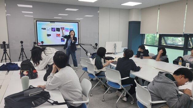 본문 이미지 - 1Day 미디어 교실.(충북교육청 제공. 재판매 및 DB금지)/뉴스1