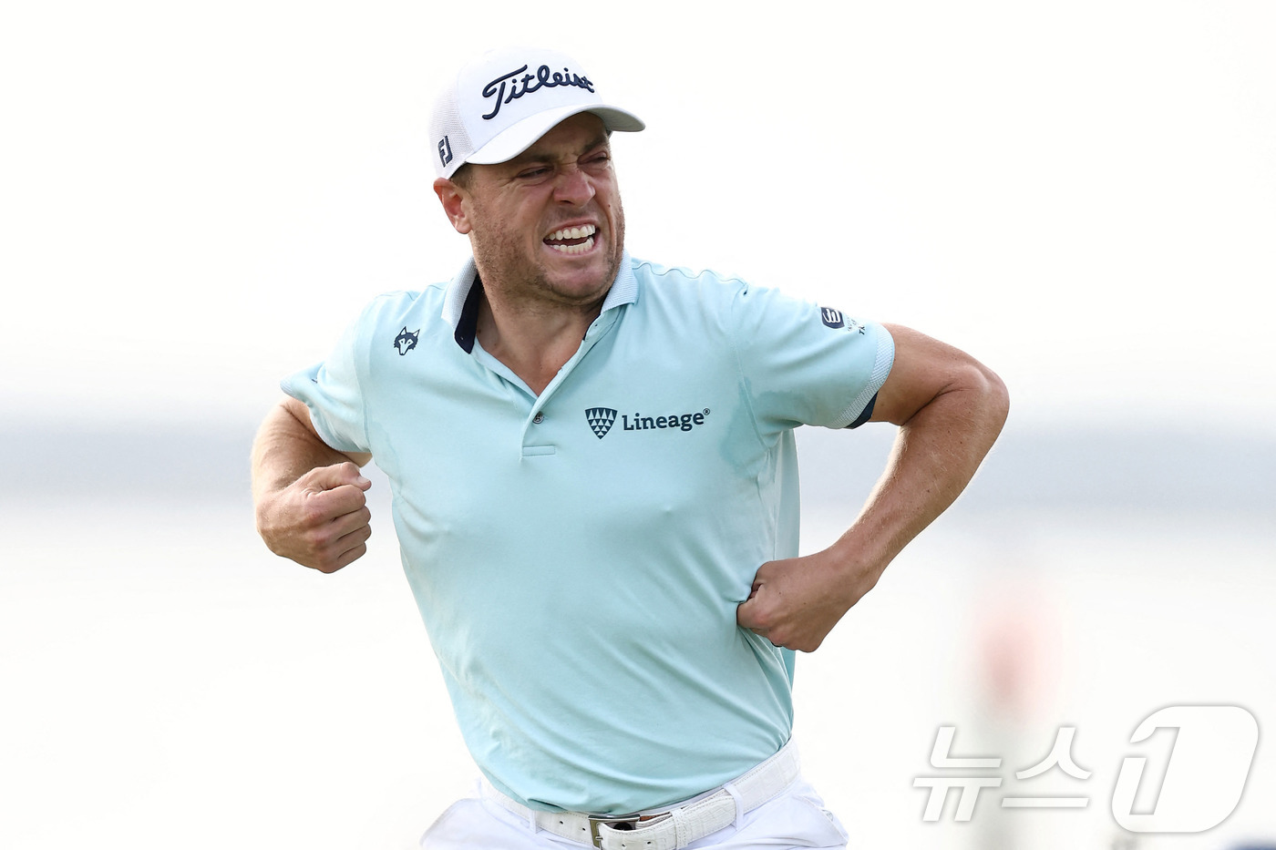 (힐턴 헤드 아일랜드 AFP=뉴스1) 우동명 기자 = 미국의 저스틴 토머스가 20일(현지시간) 사우스캐롤라이나주 힐턴 헤드 아일랜드의 하버타운 골프 링크스에서 열린 PGA 투어 R …