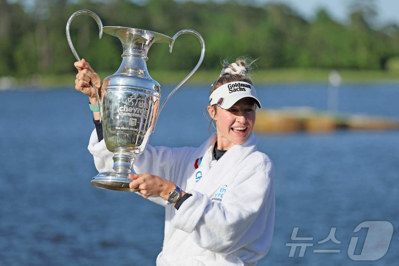 본문 이미지 - 대회 2연패에 도전하는 넬리 코다(미국). ⓒ AFP=뉴스1