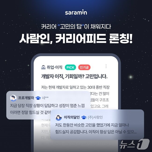 본문 이미지 - 사람인 '커리어피드' 서비스(사람인 제공)