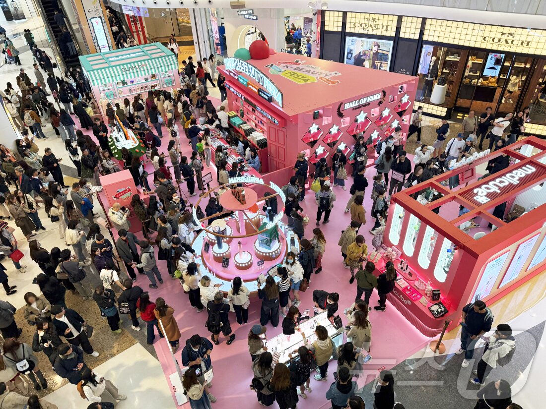 본문 이미지 - 에이피알 홍콩 팝업스토어 모습 &#40;에이피알 제공&#41;