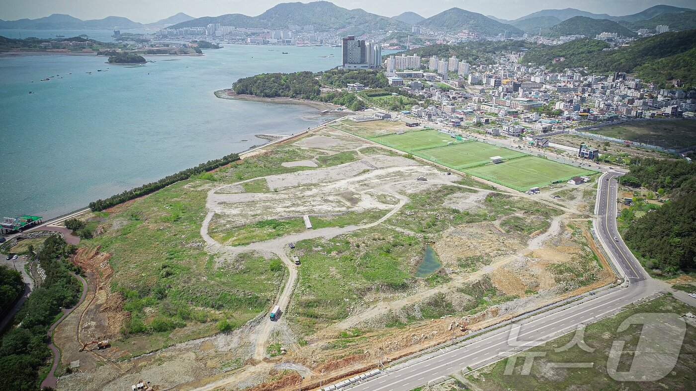 본문 이미지 - 섬박람회 주행사장으로 활용될 여수시 돌산읍 진모지구 일원.&#40;조직위 제공. 재판매 및 DB 금지&#41;