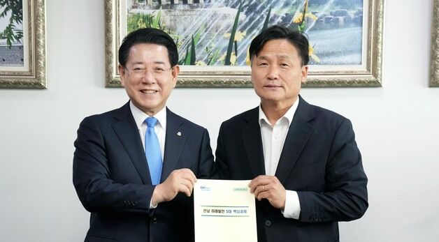 김영록 지사, 김영진 민주당 의원 면담