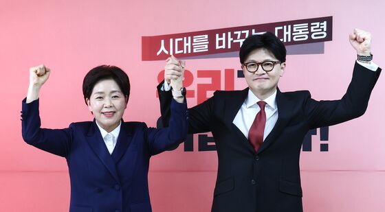 한동훈 후보와 맞손 잡은 양향자 전 의원