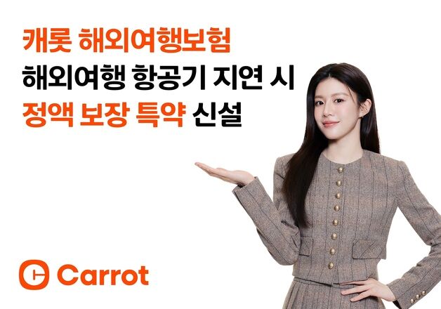 "항공기 지연되면 최대 10만원 보상"…캐롯손보, 지수형 특약 신설