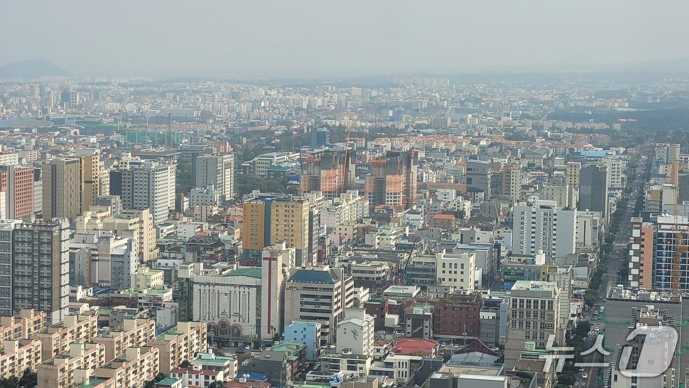 본문 이미지 - 제주시 도심(자료사진)/뉴스1