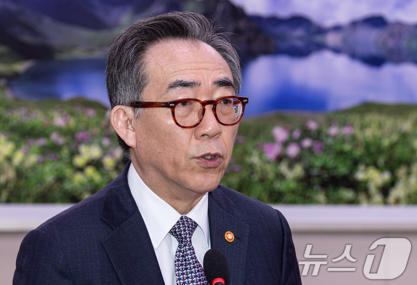 (서울=뉴스1) 이재명 기자 = 조태열 외교부 장관이 24일 오전 서울 여의도 국회에서 열린 제424회 국회(임시회) 외교통일위원회 제2차 전체회의에서 2025년도 제1회 추가경정 …