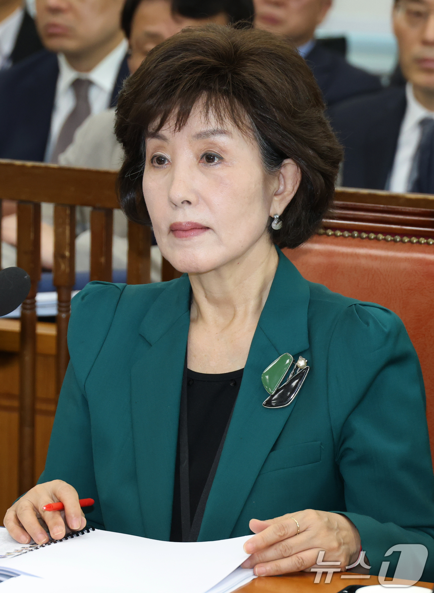 (서울=뉴스1) 이광호 기자 = 박선영 진실화해를위한과거사정리위원회 위원장이 24일 오전 서울 여의도 국회에서 열린 행정안전위원회 전체회의에 출석해 있다. 2025.4.24/뉴스1 …