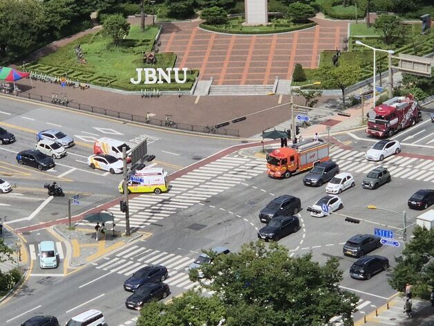 "소방차 통과 시 신호 바뀐다" 전주·군산 '긴급차량 우선신호' 확대