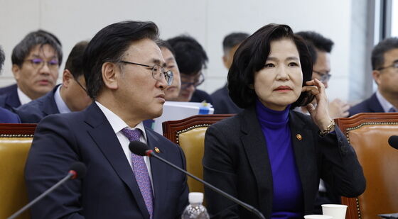 대화하는 유상임·이진숙