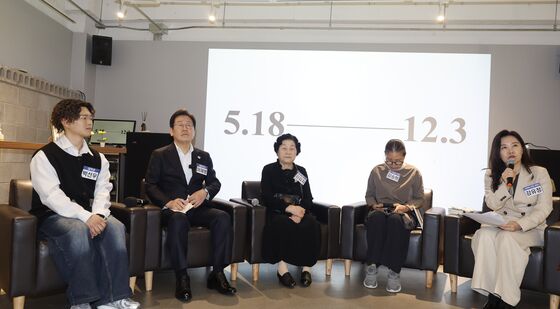 간담회 참석한 이재명 후보