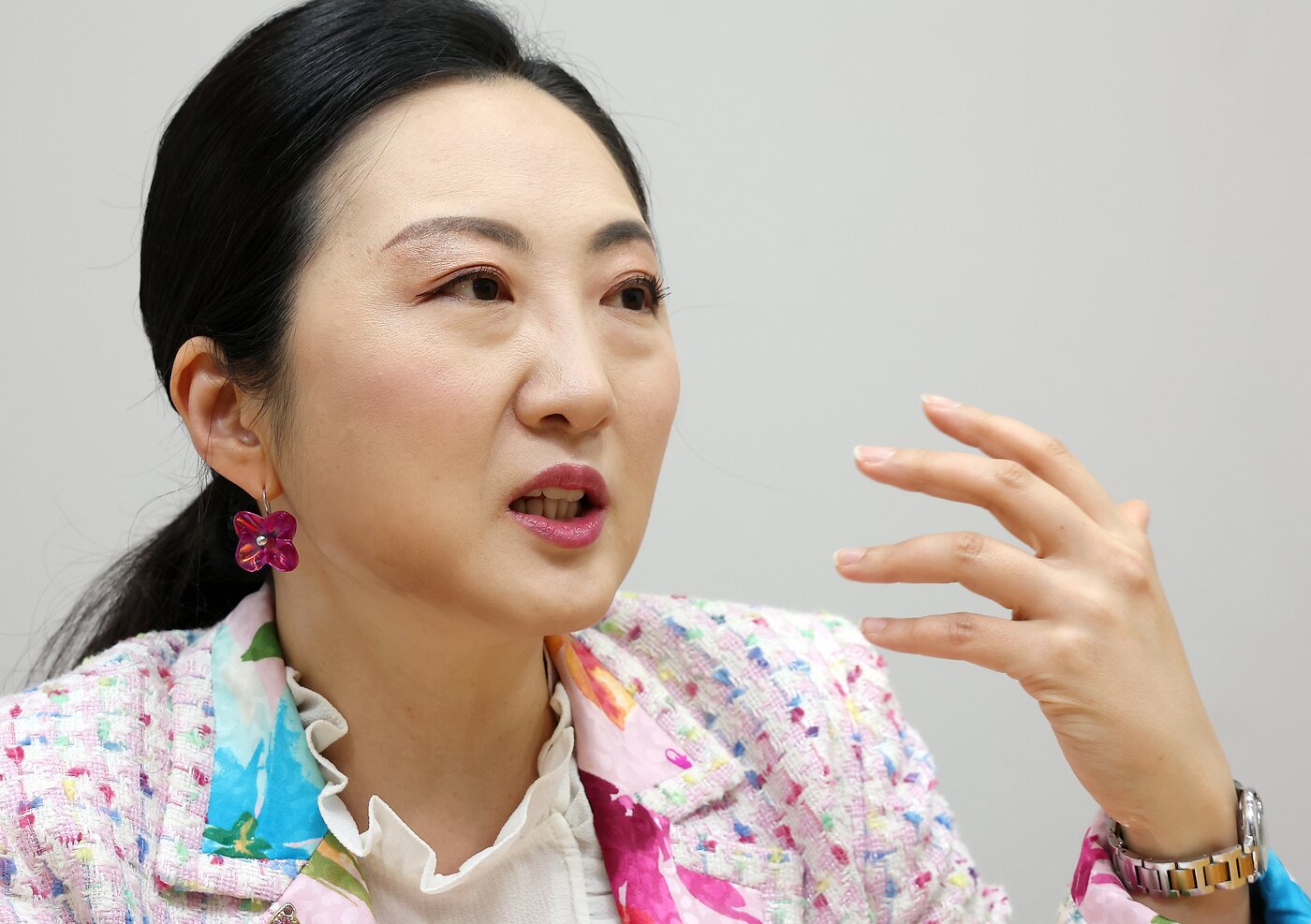 본문 이미지 - 임은정 공주대 국제학부 교수는 "외교·안보 분야에선 민족주의적 감정으로 과거의 결정을 뒤집으면 안 된다"라고 제언했다. 2025.4.24/뉴스1 ⓒ News1 김진환 기자