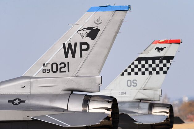 군산기지 美 F-16 전투기, 오산기지로 이동…'슈퍼비행대대' 통합
