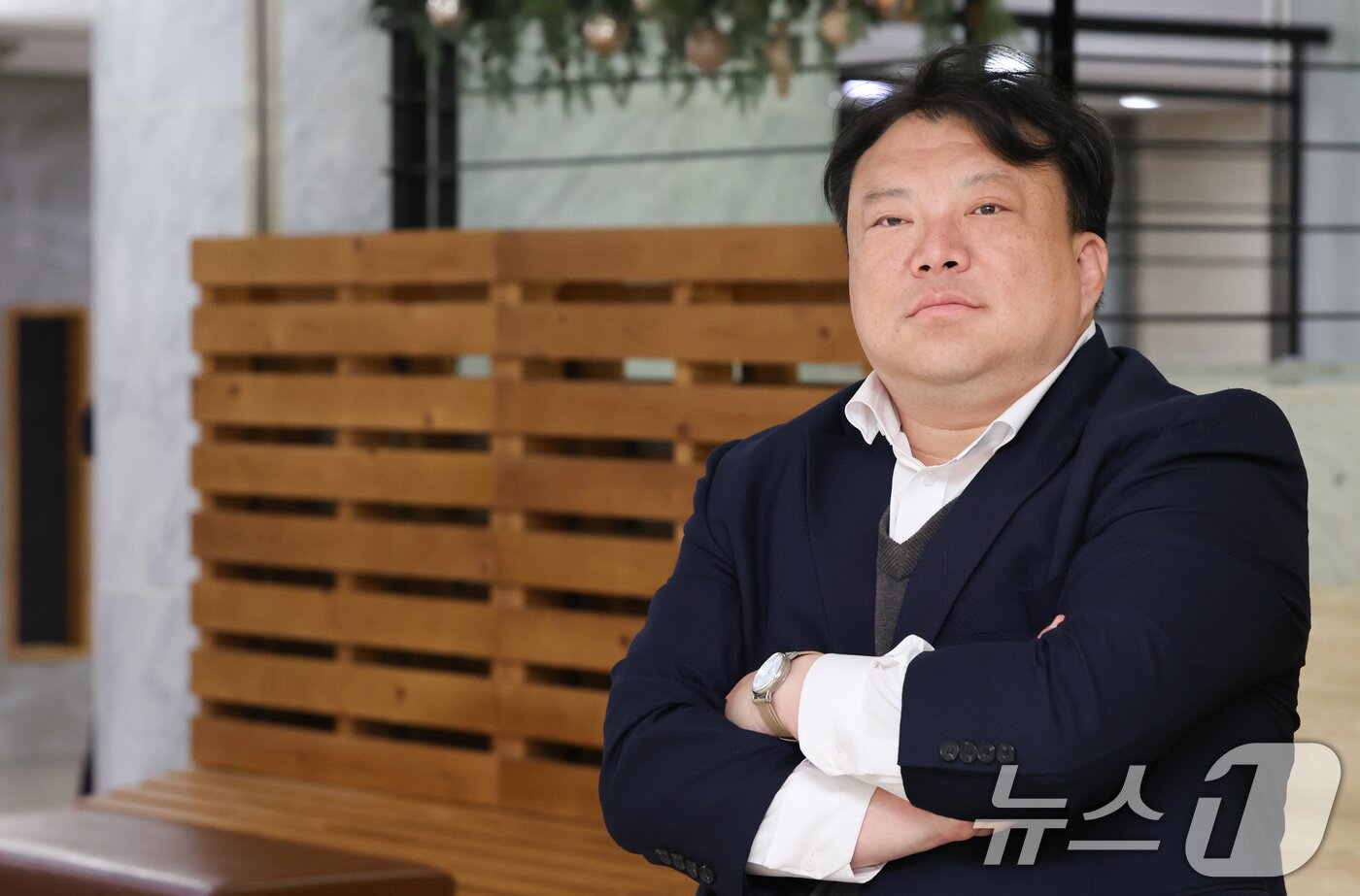 본문 이미지 - 김대근 한국형사법무정책연구원 연구위원이 25일 서을 여의도의 한 카페에서 뉴스1 대선 기획 ‘3040, 차기 정부에 바란다’ 인터뷰를 하고 있다. 2025.4.25/뉴스1 ⓒ News1 허경 기자