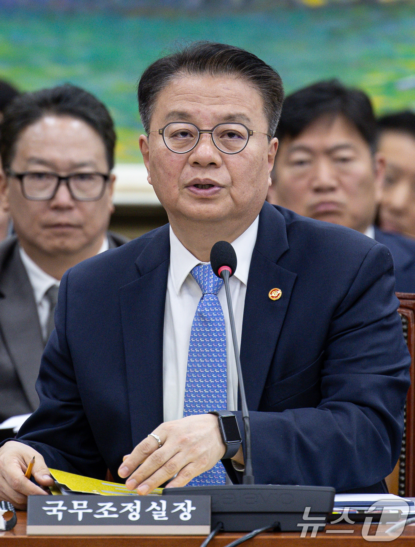 (서울=뉴스1) 이재명 기자 = 방기선 국무조정실장이 28일 오전 서울 여의도 국회에서 열린 제424회 국회(임시회) 정무위원회 제1차 전체회의에서 의원 질의에 답변하고 있다. 2 …
