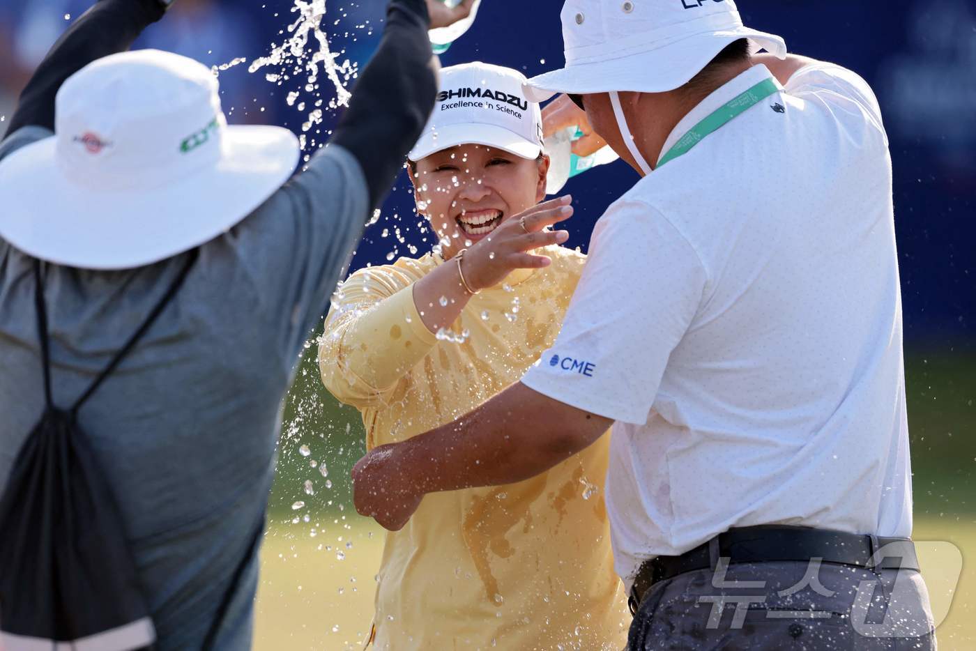 (우들랜즈 AFP=뉴스1) 우동명 기자 = 일본의 사이고 마오가 27일(현지시간) 텍사스주 우들랜즈의 더 클럽 칼턴 우즈 잭 니클라우스 시그니처 코스에서 열린 LPGA 투어 시즌 …