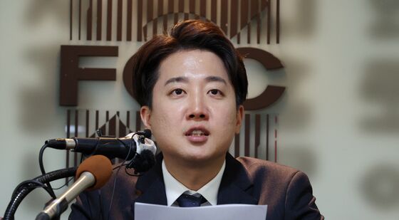 이준석 후보, 외신기자 간담회