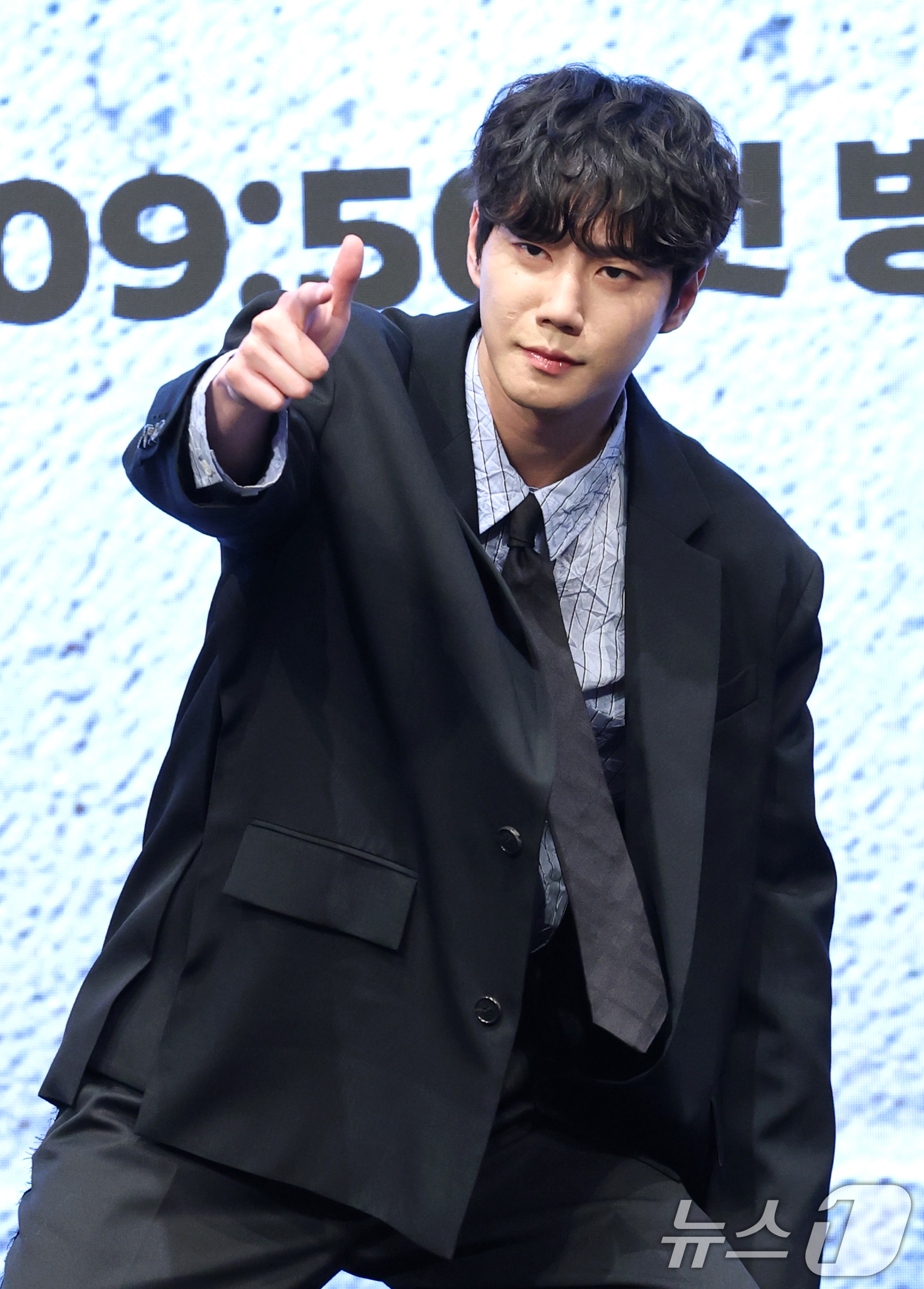 (서울=뉴스1) 권현진 기자 = 배우 이준영이 29일 오후 서울 구로구 신도림 디큐브시티 더 세인트에서 열린 KBS 2TV 새 수목드라마 '24시 헬스클럽' 제작발표회에 참석해 포 …