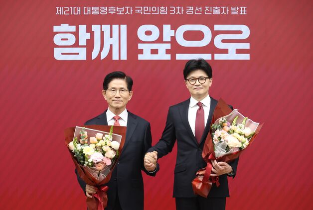 김문수의 '당심', 한동훈의 '민심'…양자토론서 선명성 승부