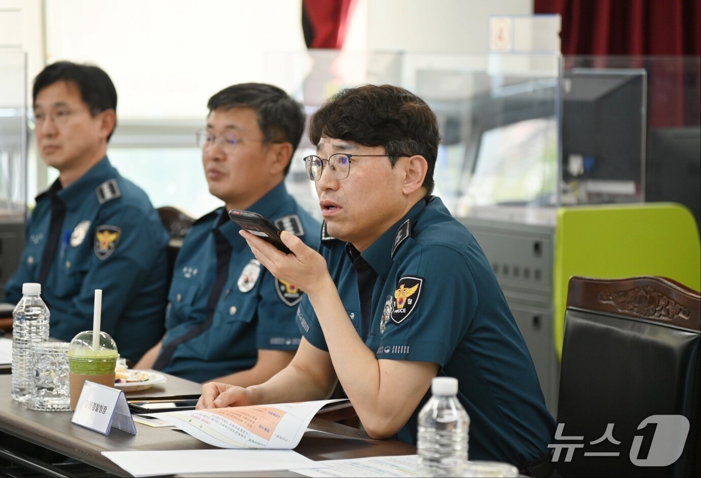 본문 이미지 - 강원경찰청은 29일 유관기관 합동 ‘긴급상황 FTX 훈련’을 실시했다.(강원경찰청 제공. 재판매 및 DB금지)/뉴스1