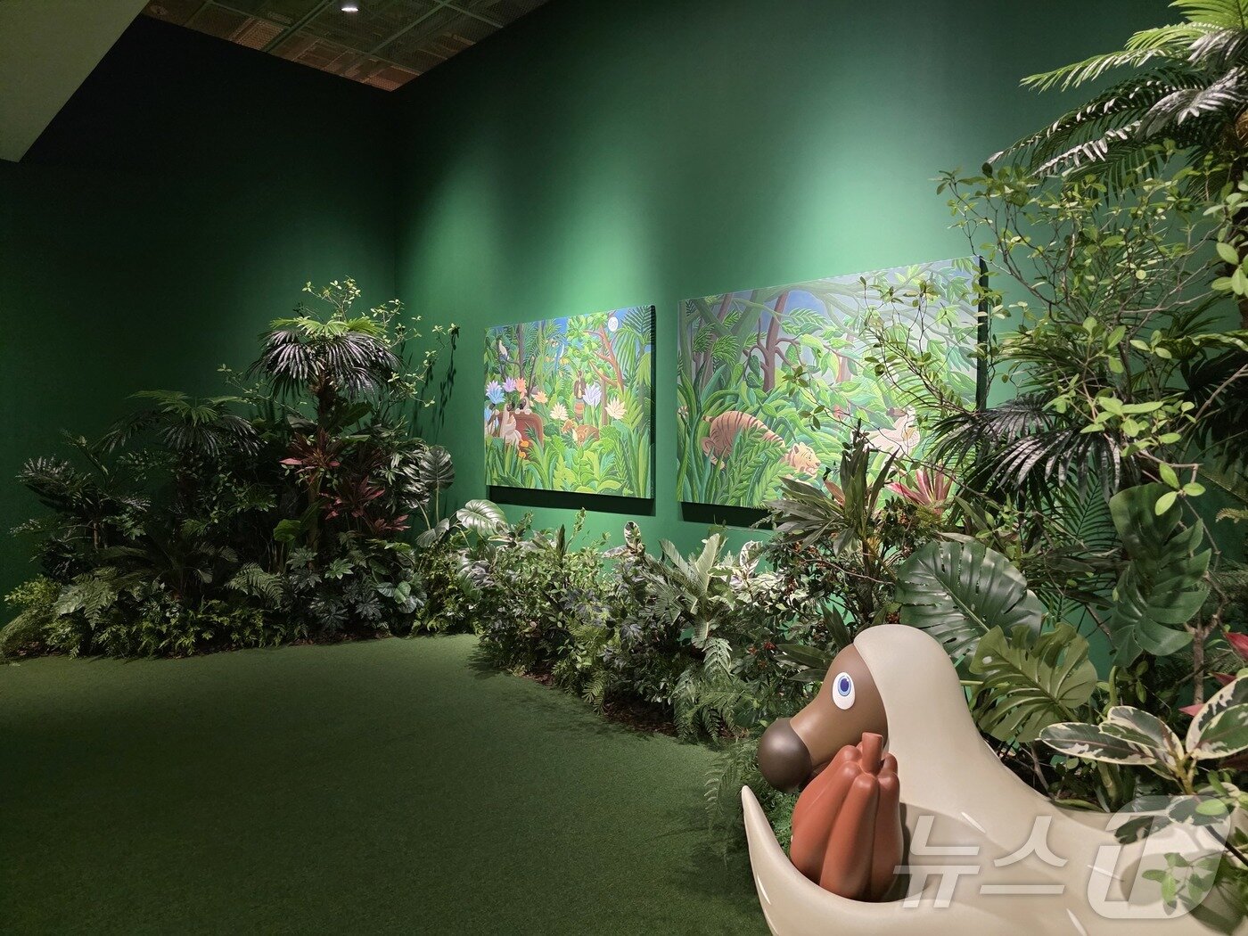 본문 이미지 - 가나초콜릿 출시 50주년을 맞아 특별전시회 아뜰리에 가나를 진행한다. 롯데웰푸드는 29일 미디어 사전 공개 행사를 진행했다. ⓒ News1 이형진 기자