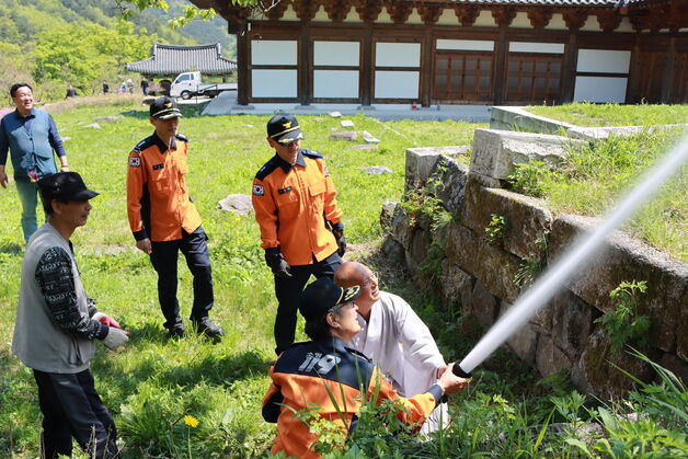 강원소방, 사찰·리조트 찾아 현장안전점검 진행