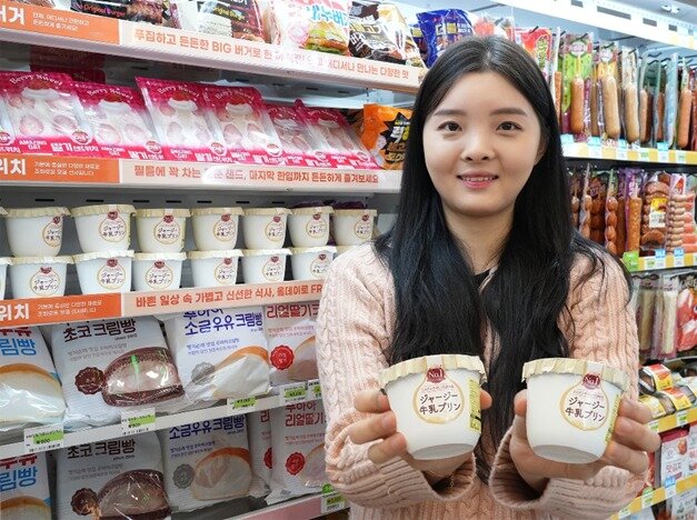 본문 이미지 - 오하요 저지푸딩. &#40;세븐일레븐 제공&#41;.