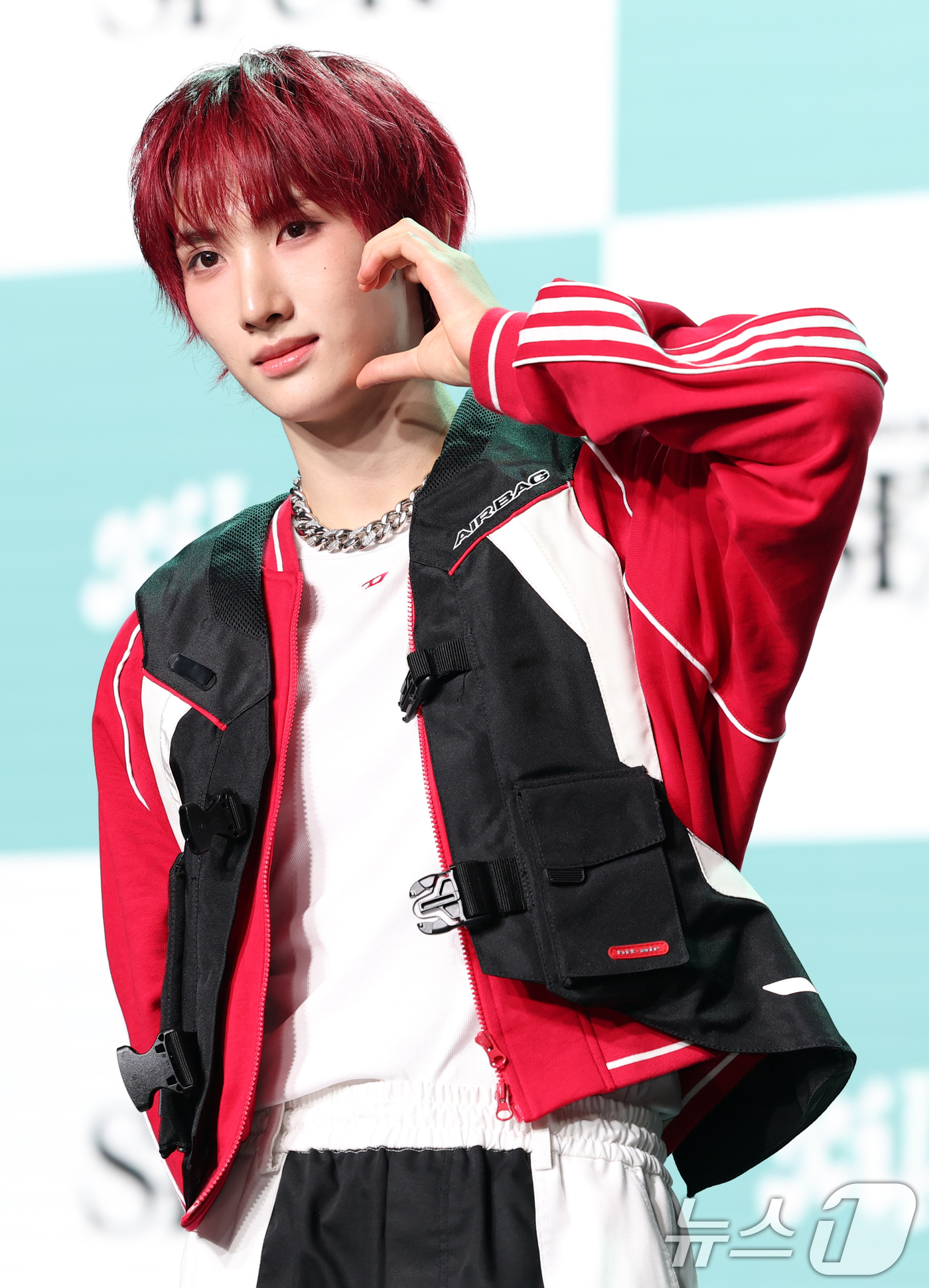 (서울=뉴스1) 권현진 기자 = 그룹 싸이커스(xikers) 세은이 3일 서울 강남구 일지아트홀에서 가진 다섯 번째 미니 앨범 '하우스 오브 트리키 : 스퍼(HOUSE OF TRI …