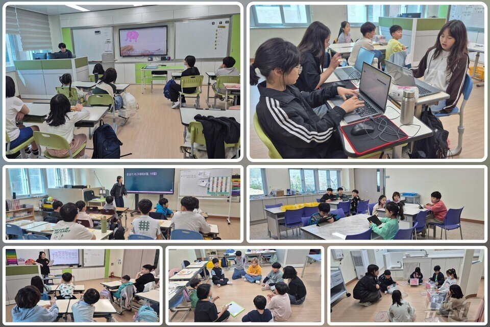 본문 이미지 - 계산초 '다모임 활동'의 각  위원회 모습 (전남도교육청 제공, 재판매 및 DB 금지)   
