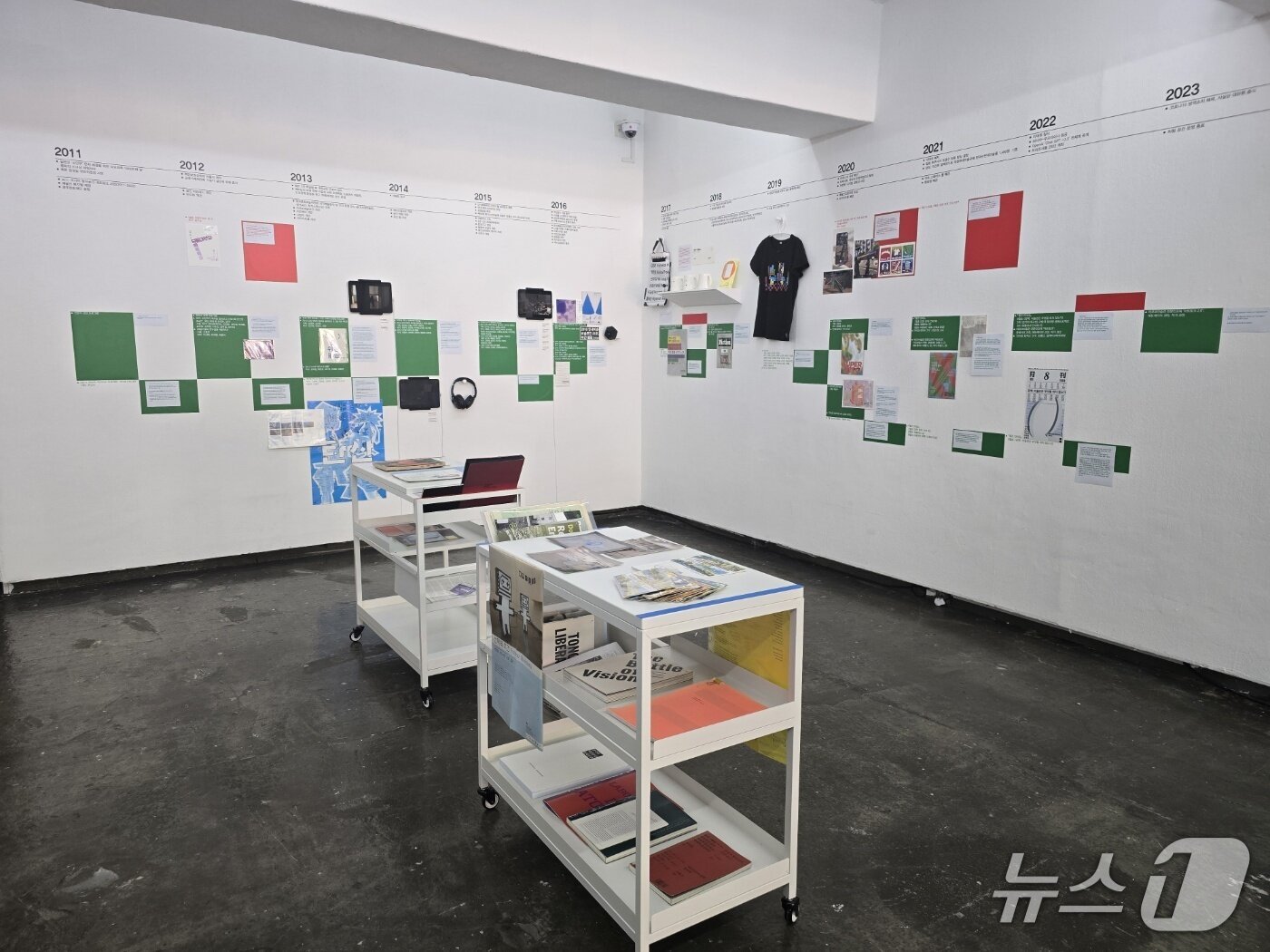 본문 이미지 - '그런 공간'전 전시 전경. ⓒ 뉴스1 김정한 기자