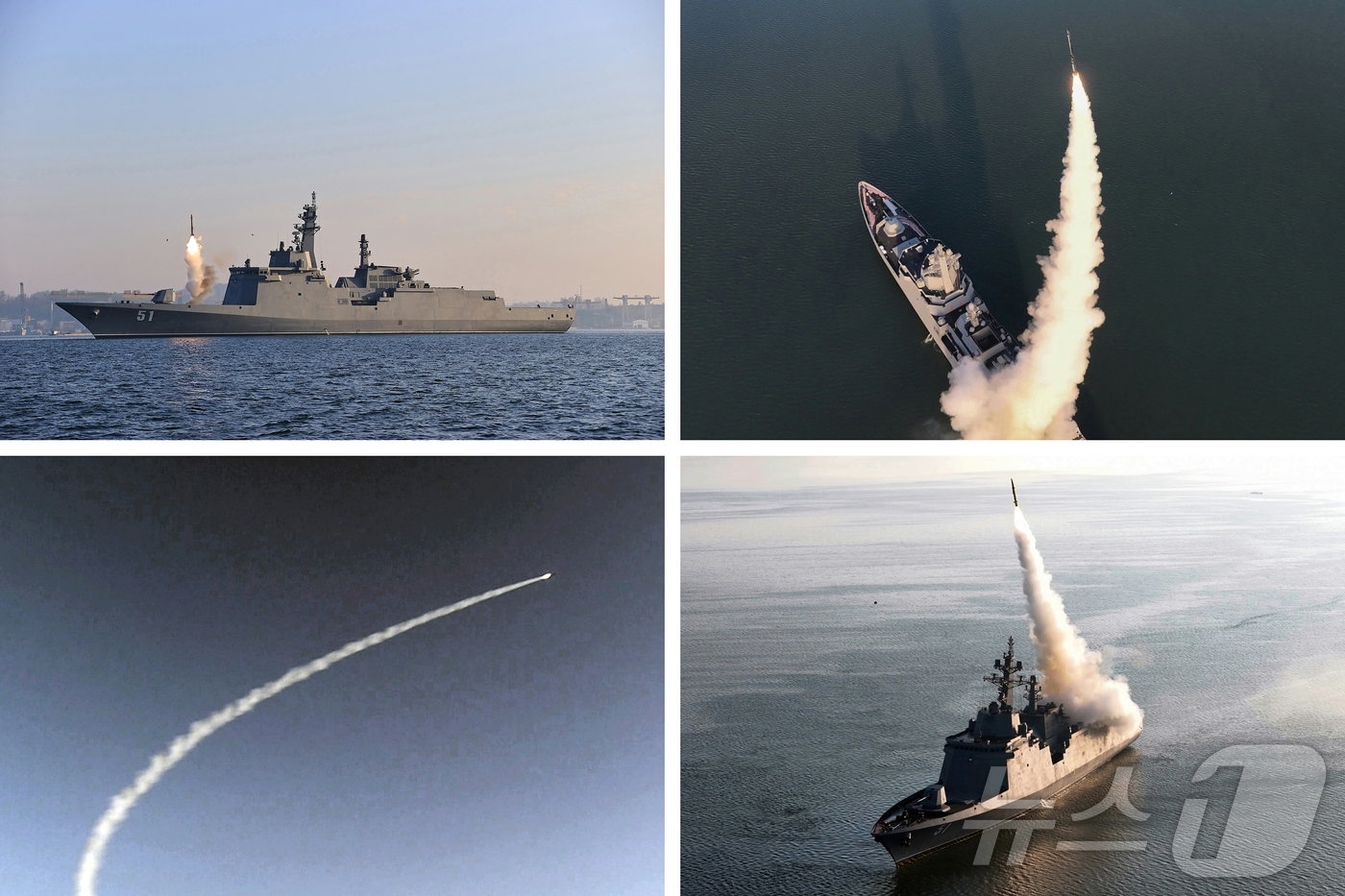 (평양 노동신문=뉴스1) = 북한 노동당 기관지 노동신문은 30일 미사일총국과 국방과학원, 탐지전자전총국이 구축함 '최현'호에 탑재된 무장 체계들의 성능 및 전투 적용성 시험에 착 …