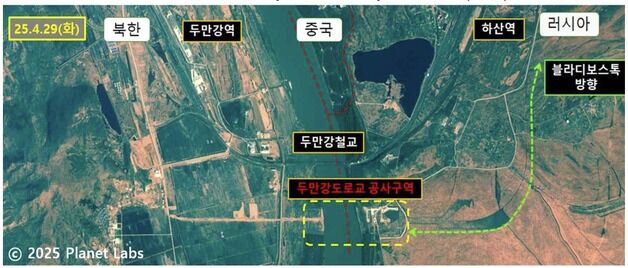 북러, '두만강 자동차 교량' 건설 개시…착공식 개최 동향