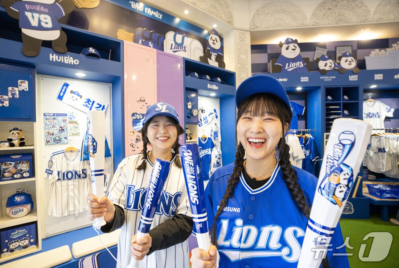 본문 이미지 - 에버랜드 삼성 라이온즈 스토어의 모습.(에버랜드 제공)