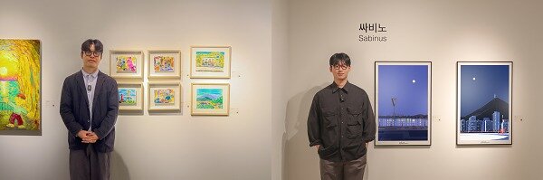 본문 이미지 - (좌측)콰야 작가, (우측)싸비노 작가 / 사진=NHN여행박사 제공
