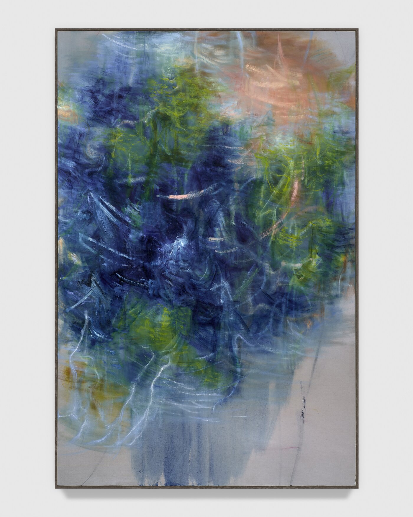 본문 이미지 - Nigel Cooke, The Wild Bird-Hearts that Love Her, 2025, oil on linen, 185 &times; 120cm (페이스 제공)