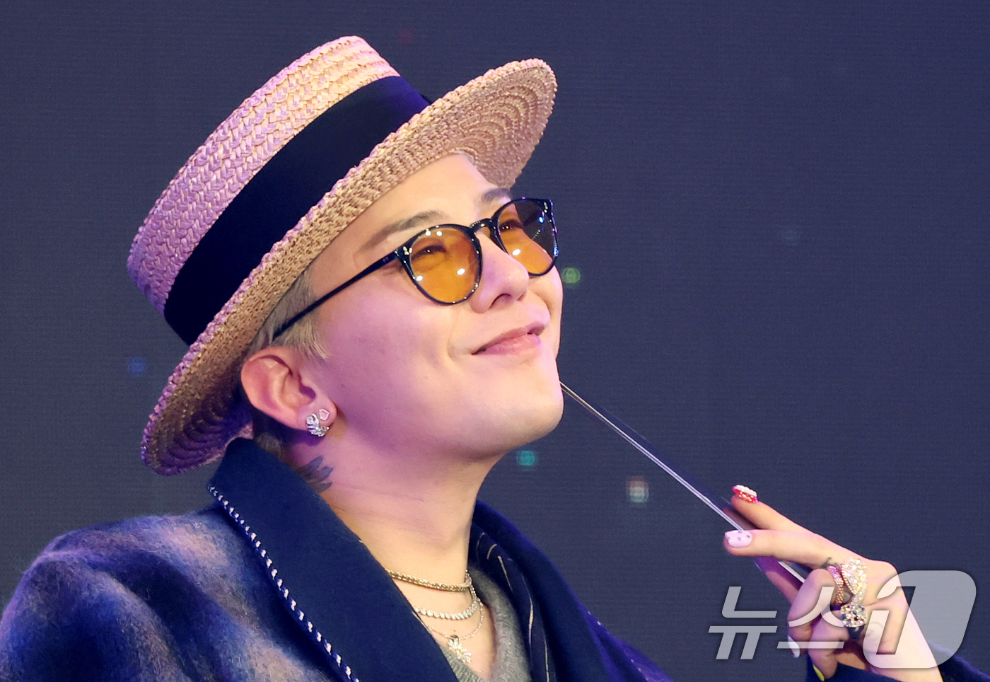 (대전=뉴스1) 권현진 기자 = 빅뱅 지드래곤(GD, 본명 권지용)이 9일 오후 대전 유성구 카이스트 본원 류근철 스포츠 컴플렉스에서 열린 '이노베이트 코리아 2025' 스페셜 토 …