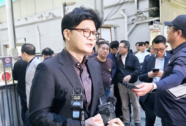 대구 서문시장 찾은 한동훈
