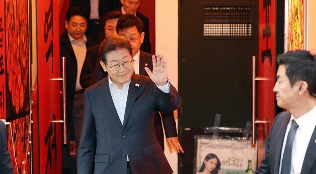비전형 노동자 간담회 마친 이재명